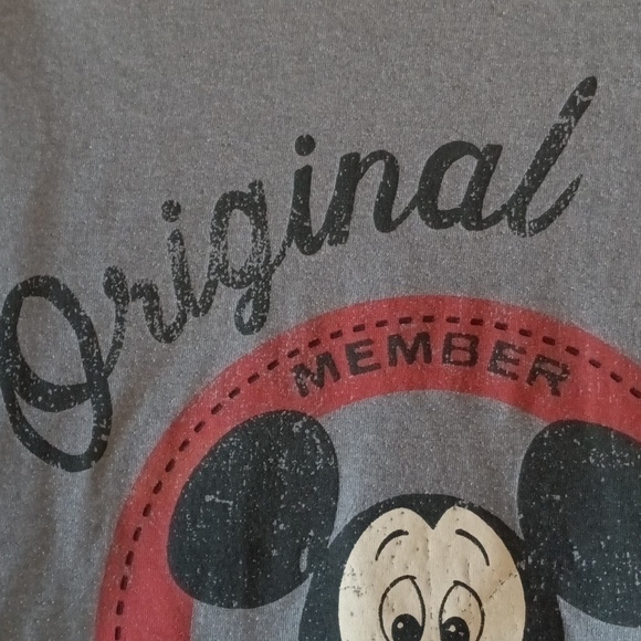 EUC Disney Mickey Mouse Club tee Original Mouseketeer cotton poly blend S and XL - Picture 4 of 10